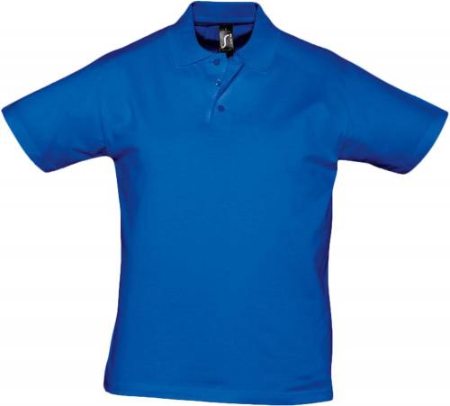 Рубашка поло мужская Prescott men 170 ярко-синяя, размер S