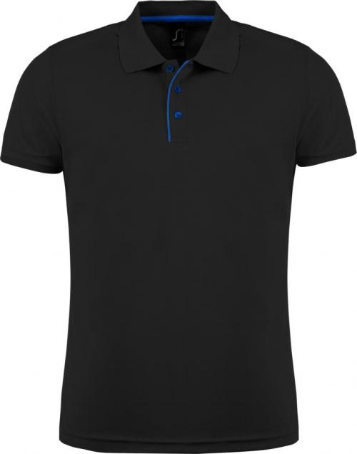 Рубашка поло мужская Performer Men 180 черная, размер XXL