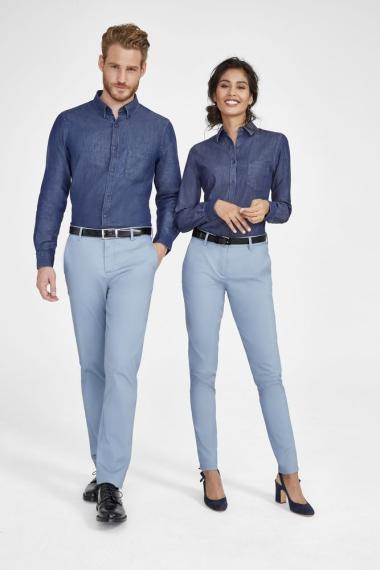 Рубашка женская Barry Women синяя (деним), размер XL
