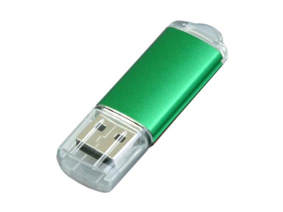 USB 2.0- флешка на 64 Гб с прозрачным колпачком