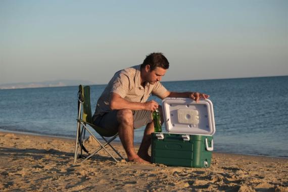 Изотермический контейнер «Арктика», M, бирюзовый