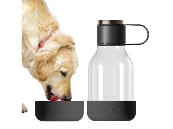 Бутылка для воды 2-в-1 «DOG BOWL BOTTLE», 1500 мл 