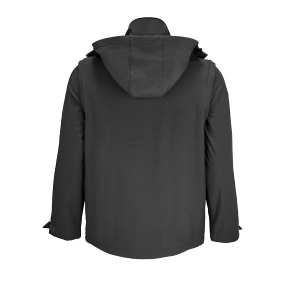 Куртка-трансформер унисекс Falcon, темно-серая, размер 4XL