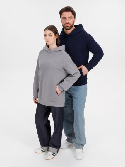 Худи оверсайз унисекс Outshine, темно-синее, размер M/L