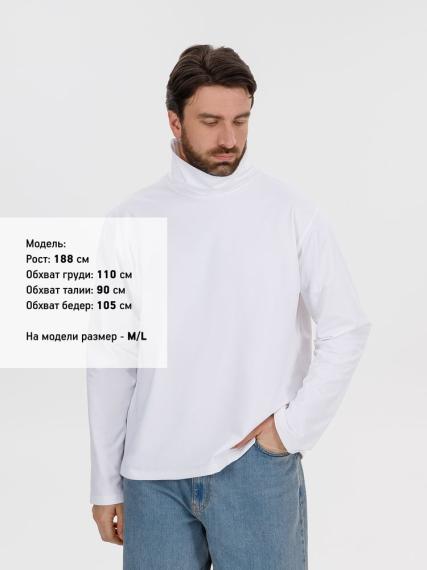 Лонгслив из бифлекса Morfiss, белый, размер M/L