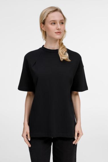 Футболка оверсайз унисекс Sinkopa, черная, размер XL/XXL