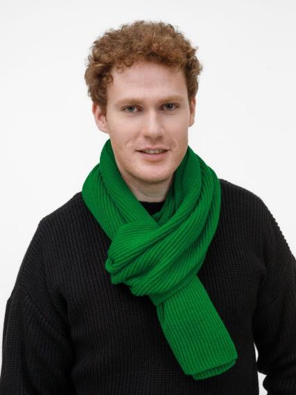 Шарф Nobilis Mono, ярко-зеленый