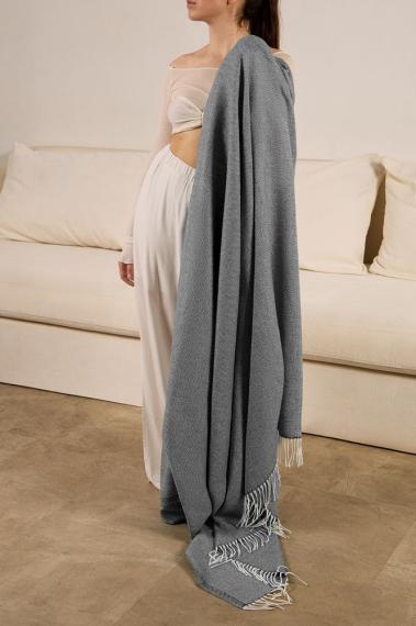 Плед «Гирвас», серый