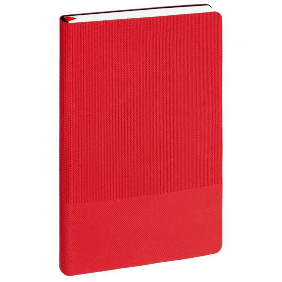 Ежедневник Knit, недатированный, красный