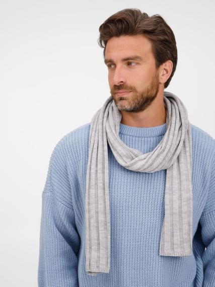 Шарф Metelitsa, серебристо-серый меланж