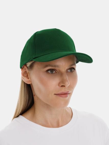 Бейсболка Long Beach, темно-зеленая