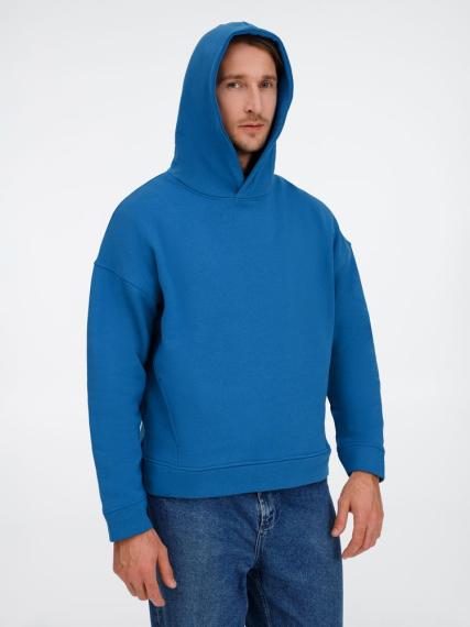 Худи оверсайз унисекс Tolla, синее (джинс), размер M/L