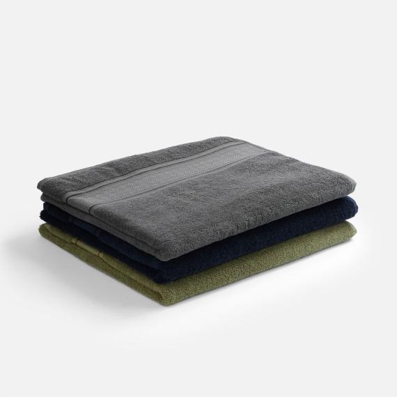 Полотенце махровое Terrychic XL, зеленое