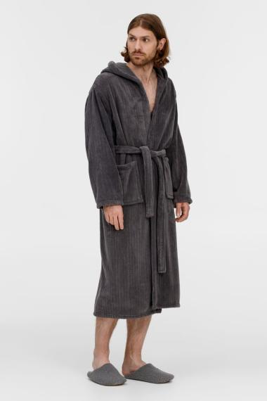 Халат флисовый Magic Mantle, темно-серый, размер XL/XXL
