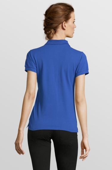 Рубашка поло женская People 210 ярко-синяя (royal), размер S