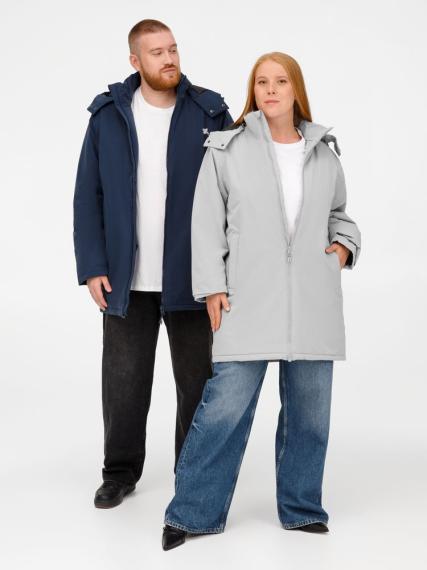 Куртка-парка унисекс Sfera, светло-серая, размер 4XL