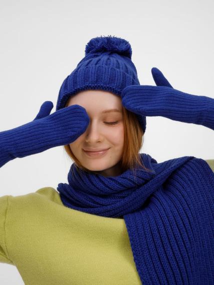 Варежки HappyGo, синие, размер S/M