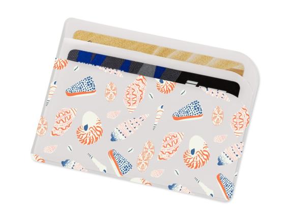 Картхолдер для 3-х карт с возможностью полноцветной печати, софт-тач