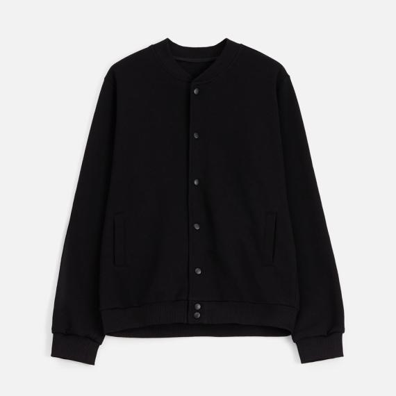 Бомбер унисекс Nuppu, черный, размер M