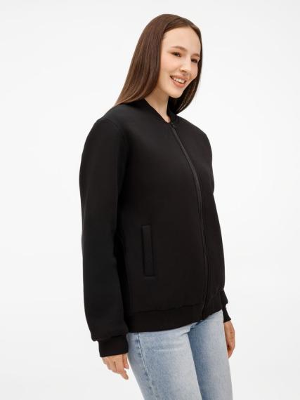 Бомбер унисекс Estado, черный, размер S