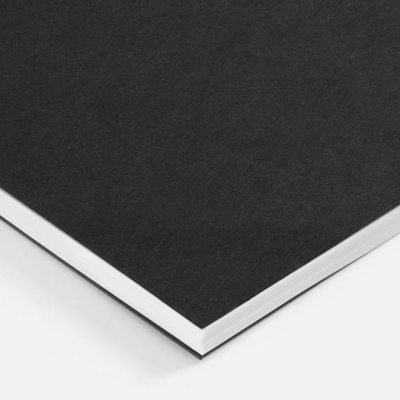 Блокнот Salvador в клетку, черный ver.2