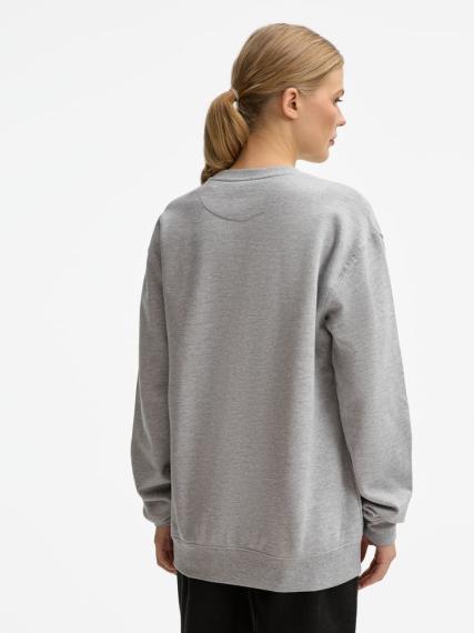 Свитшот унисекс Columbia, серый меланж, размер XL