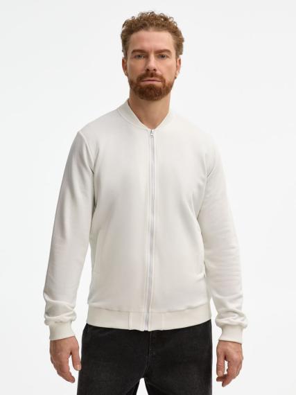 Бомбер унисекс Townie, молочно-белый, размер XL
