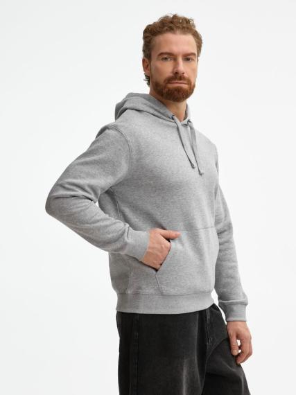 Толстовка унисекс Spencer серый меланж, размер XL