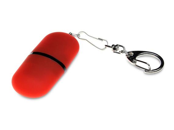 USB 2.0- флешка «Goutte Soft-touch» на 32 Гб каплевидной формы