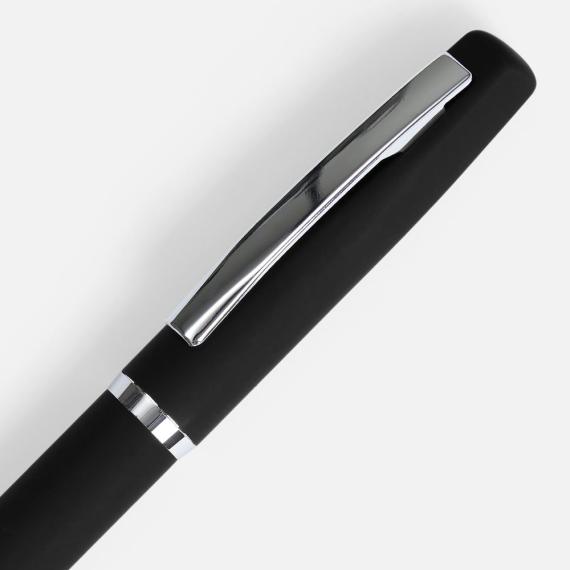 Ручка шариковая Bolt Soft Touch, черная