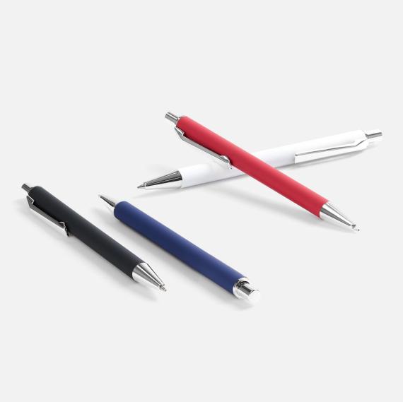 Ручка шариковая Lobby Soft Touch Gold, черная