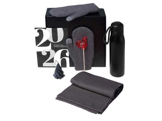 Подарочный набор «Re:Air» с варежками, шарфом и термосом