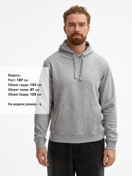 Толстовка унисекс Spencer серый меланж, размер XL