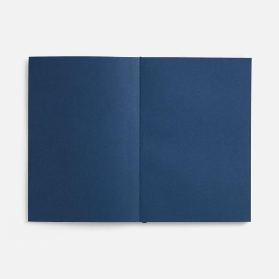 Ежедневник Flat, недатированный, синий, ver.2