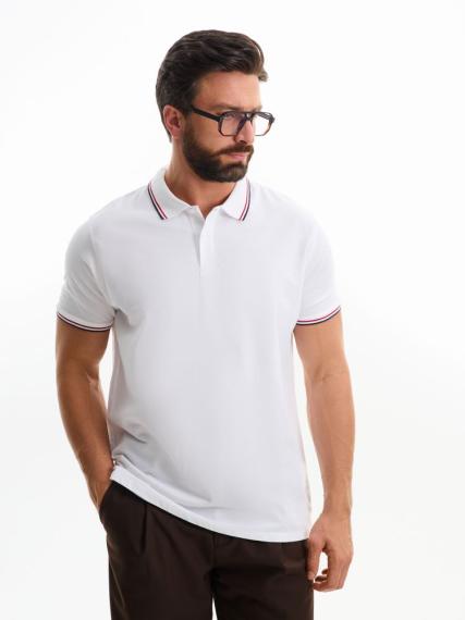 Рубашка поло мужская Prestige Men белая, размер XL