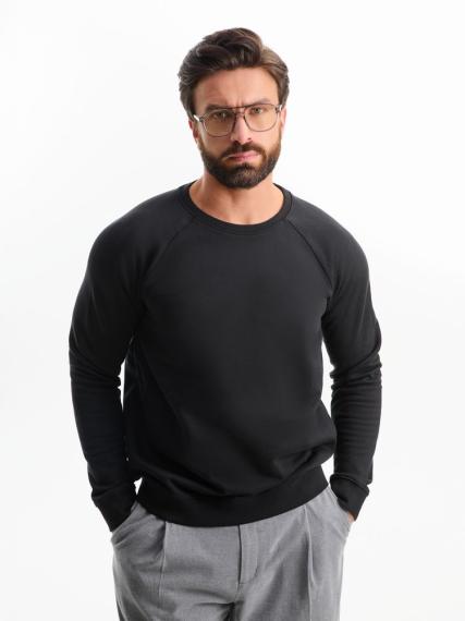 Свитшот унисекс Space, черный, размер L