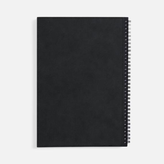 Ежедневник Notera Maxi, недатированный, черный