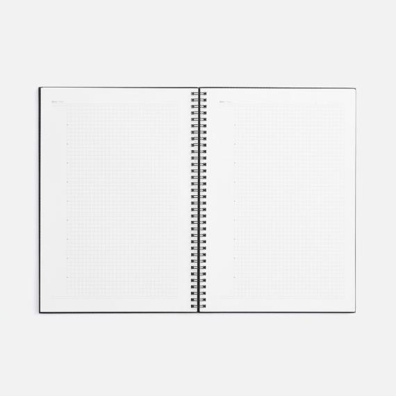 Ежедневник Notera Maxi, недатированный, красный