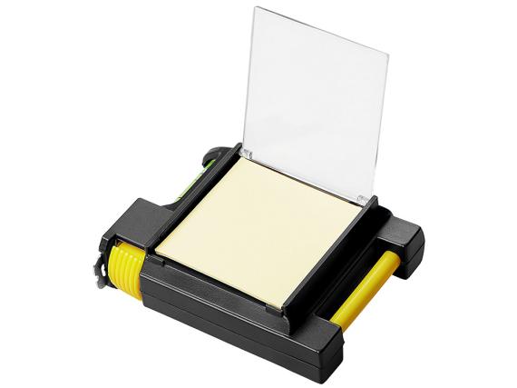 Рулетка на 2 м с уровнем и блоком для записей «Nerd»