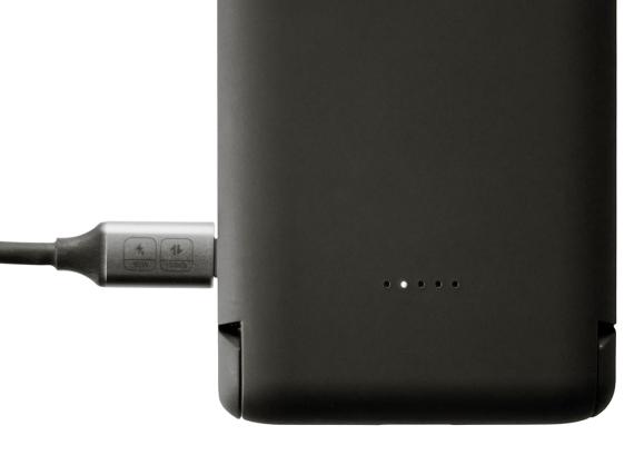 Беспроводной внешний аккумулятор с подсветкой лого и подставкой «Magflash», 10000 мАч, 15 Вт