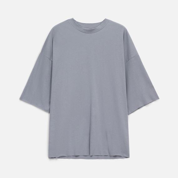 Футболка унисекс T1, серая, размер M/L