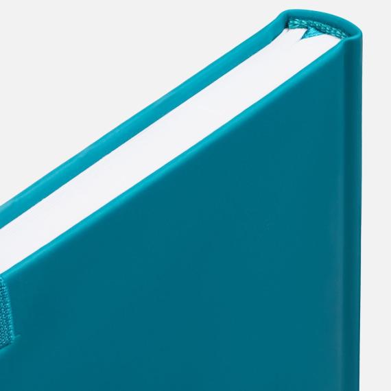 Ежедневник Favor Metal, недатированный, бирюзовый