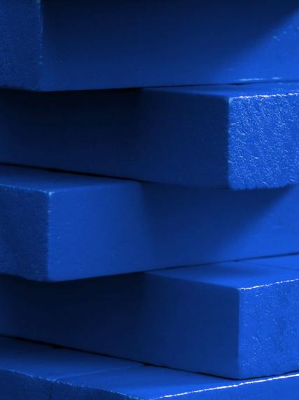 Игра «Деревянная башня мини», синяя