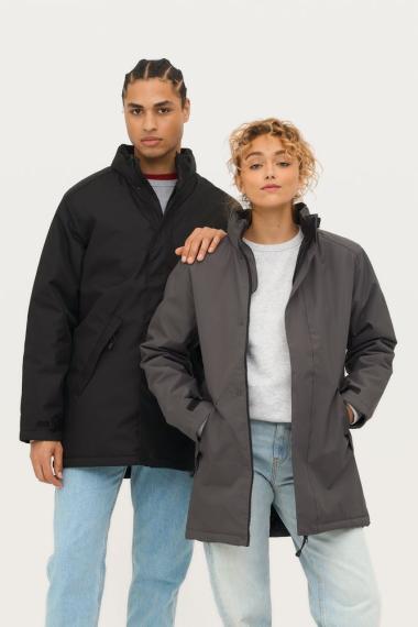 Куртка на стеганой подкладке Robyn темно-серая, размер XXL