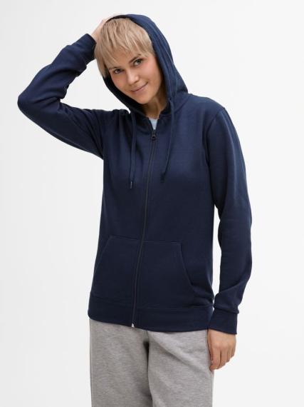 Толстовка унисекс Stone темно-синяя, размер XL