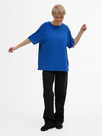 Футболка унисекс T2, синяя, размер XS/S