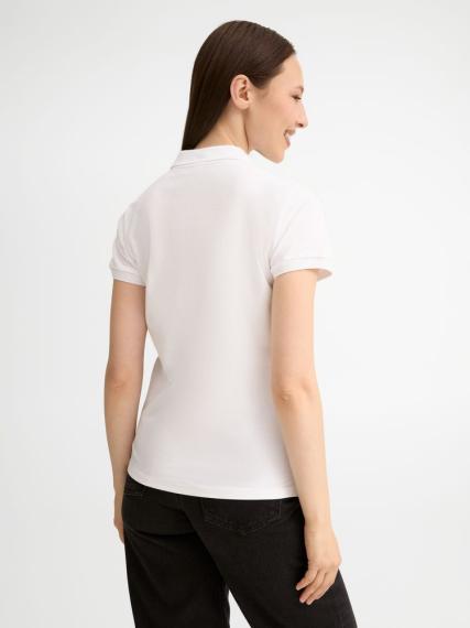 Рубашка поло женская People 210 белая, размер M