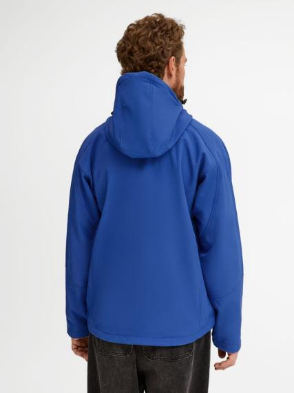 Куртка мужская с капюшоном Replay Men ярко-синяя, размер XL