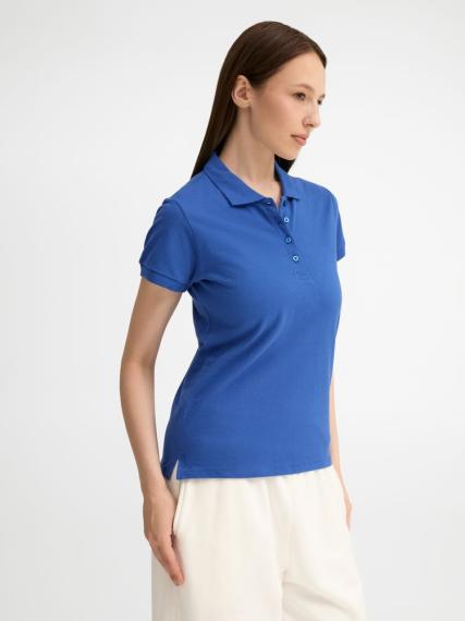 Рубашка поло женская People 210 ярко-синяя (royal), размер XL
