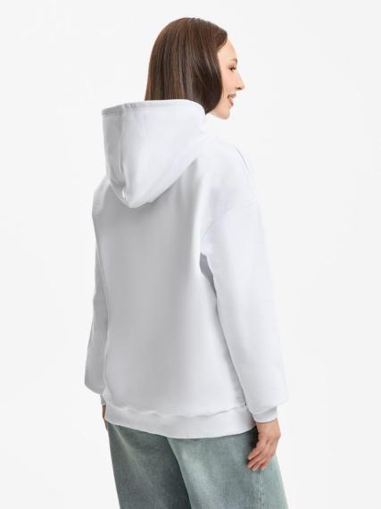 Худи унисекс оверсайз Daylero, белое, размер M/L
